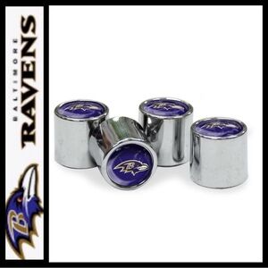 ⭐️NEW⭐️NFL Baltimore Ravens Valve Stem Caps